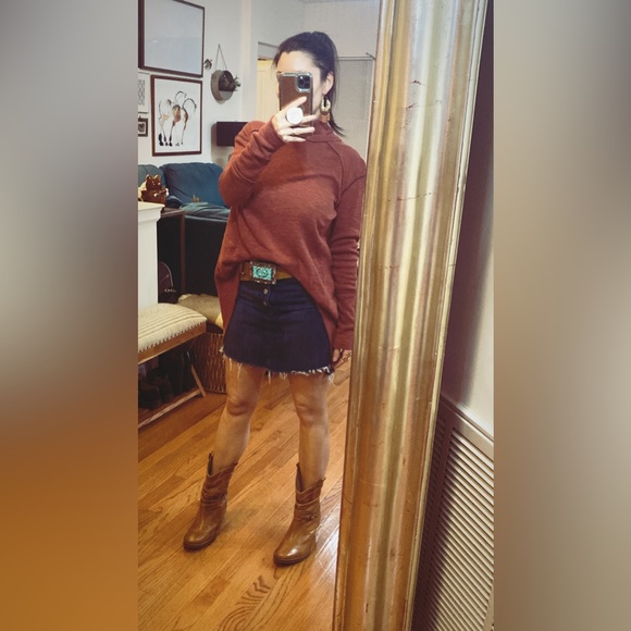 *SOLD* Neiman Marcus Streets Ahead Western Belt Turquoise Buckle - Picture 3 of 3